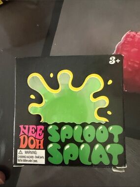 Sploot Splat Green Stress Toy/ squeez ball, you get both